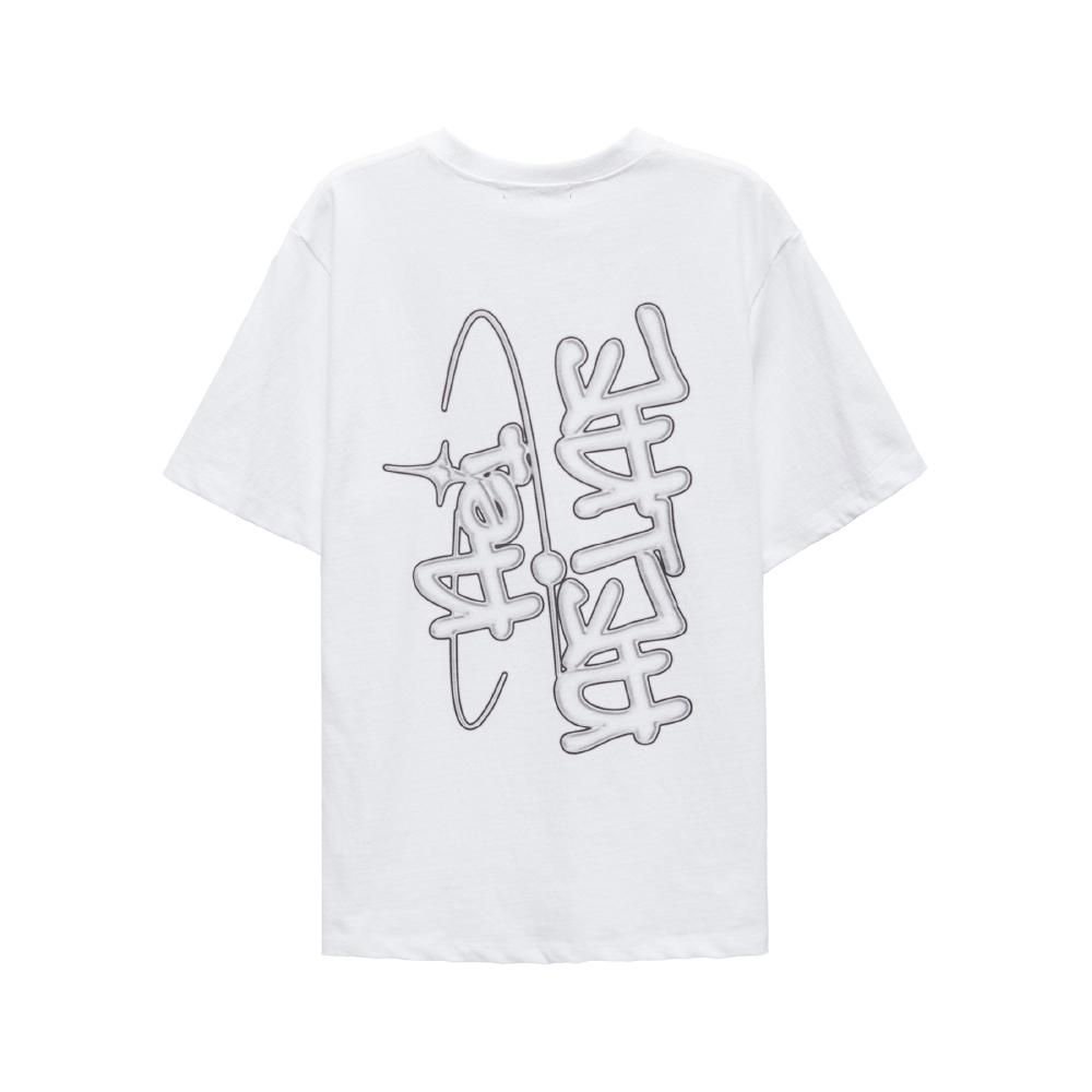 AEIAEIAE Chrome Graphic T-Shirt [White]