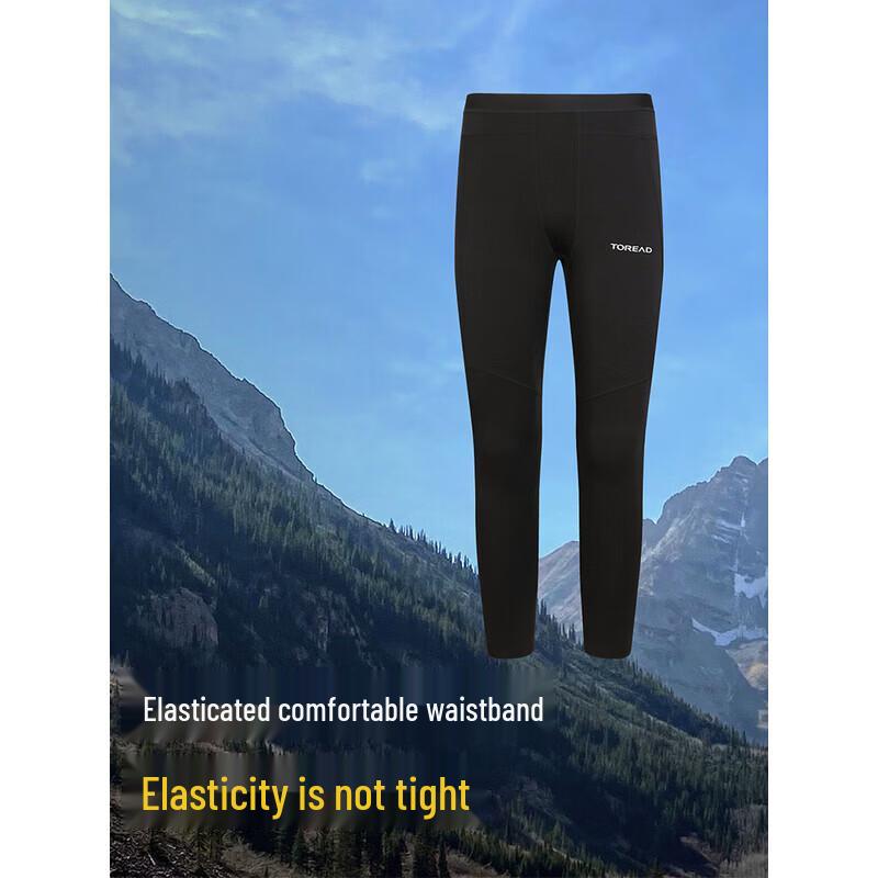 

Toread Unisex Outdoor Windproof Water-Repellent Wool Base Layer Pants M