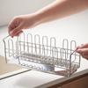 Sponge and Cloth Drainer Rack Polished Finish Holder with Divider