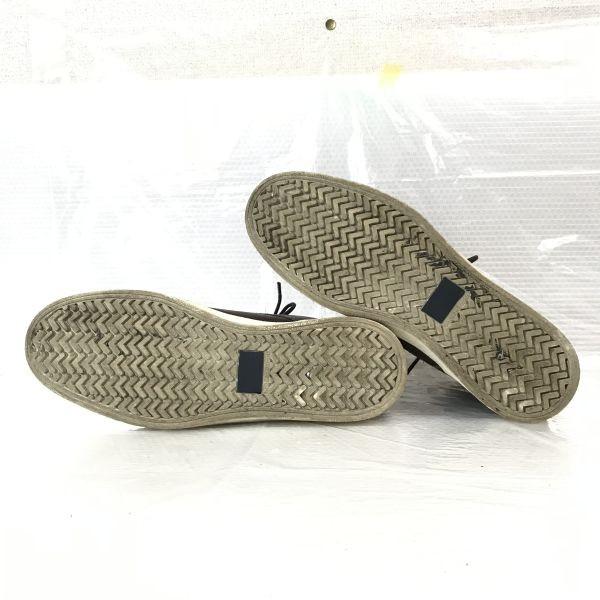 USED/Japan Premium Roos Kanga Roos Leather Chukka Short Boots 40 25.0 Brown Limited Japan