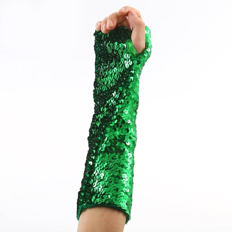 Elegant Glittering Sequins Arm Covers Elastic Arm Sleeves For Carnivals Party And Music Festival Dressingup Props