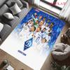 FC Dynamo Kiew Teppich für Wohnzimmer Schlafzimmer Zuhause Sofa Dekoration, Kinder Spielrutschfeste Bodenmatte