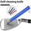 1 Stück Golfschläger Rillen Schärfwerkzeug Golf Rillen Schärfer Wedge Schläger U V Typ Quadratischer Regroover Klingen Reinigungswerkzeug Zubehör