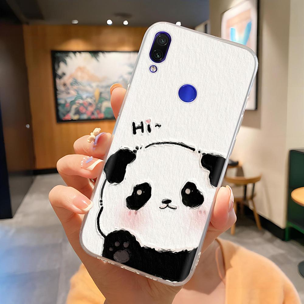 Soft Case For Xiaomi Redmi Note 7 Cover Flowers Soft TPU Silicone Phone Cases on Redmi Note7 Pro Protective Back Cover Fundas
