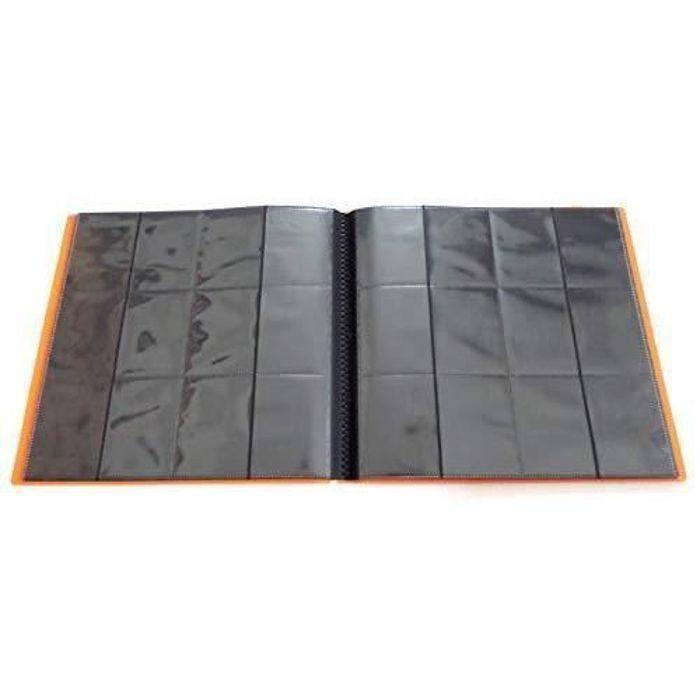 Docsmagic.De Pro-Player 24-Pocket Playset Album Orange - 480 Card Binder - MTG - PKM - YGO - Classeur Pour Jeu De Cartes