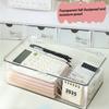 Buch Akten Aufbewahrungsbox Schreibtisch Mehrzweck Transparente Aufbewahrungsbox Kosmetik Organizer Box