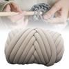 Chunky Yarn Arm Knitting Yarn Braided Knot Washable 500G Soft Jumbo Tubular Yarn for Pillow Handbag Rug Making Carpets Cushion