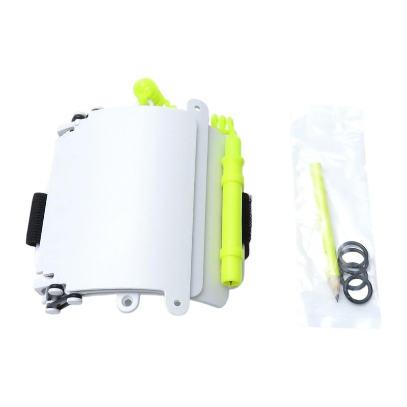 Diving Writing Slates Reusable Waterproofed Scubas Diving Gear Writing Slates Communication Board With Pencil