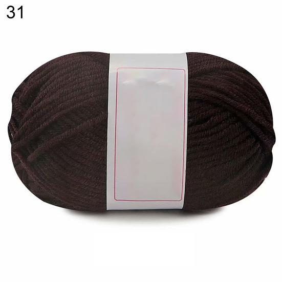 1 Roll DIY Skin-frendly Knitting Cotton Yarn Fiber Decorative Handmade Crochet Thread Clothing Accessories
