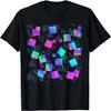 Retro Geometric Pattern 80s & 90s Gift Memphis Style Design T-Shirt