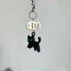 Cellphone Lanyard Y2K Phone Charms Bag Decorative Mobile Phone Chain Black Cat Pendant  Backpack