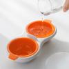Creative Mini Double Layer Microwave Egg Steamer with Lid