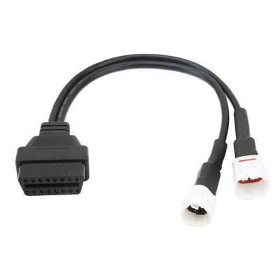 Cavo Adattatore Diagnostico OBD2 a 3 Pin e 4 Pin Lettura Dati Motore Rilevamento Guasti per Motocicletta