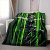 1pc The Matrix Flannel Throw Blanket - HD Printed Lightweight Soft Warm All-Season Blanket for Sofa, Bed, Travel, Camping 027