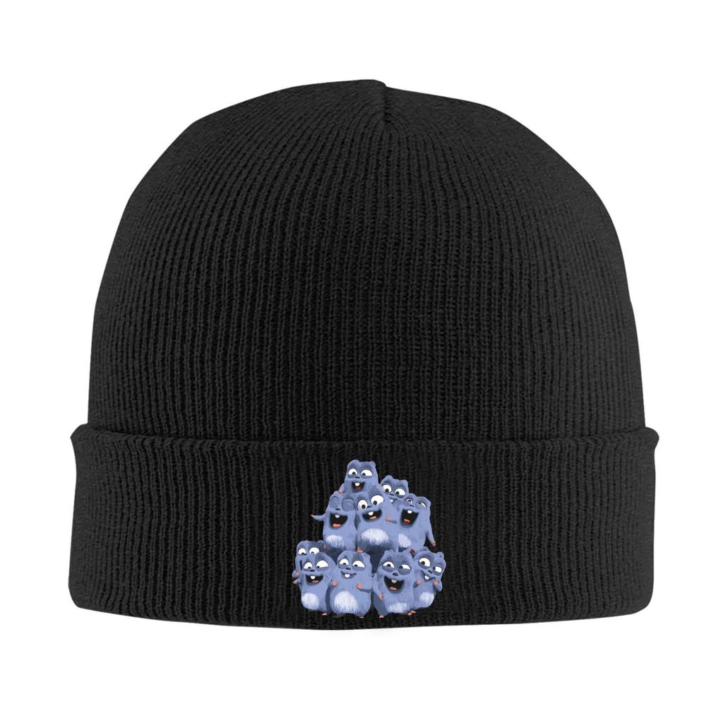 Grizzly and Lemmings Hat Autumn Winter Beanies Warm Animation Cap Unisex Women Acrylic Knitted Hat