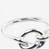 TIFFANY&Co. Love Knot Ring Silver925/K18 Yellow Gold #5.4(US Size) 3g Women Used