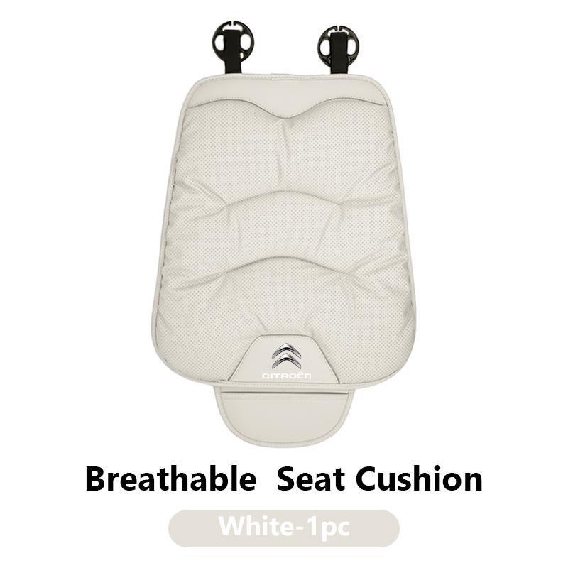 Coussin de siège antidérapant pour voiture Rangement Coussin en soie glacée Quatre saisons Pour Citroen C4 C3 C5 C1 C2 C6 VTS C4L DS3 DS4 DS5 Grand Berlingo