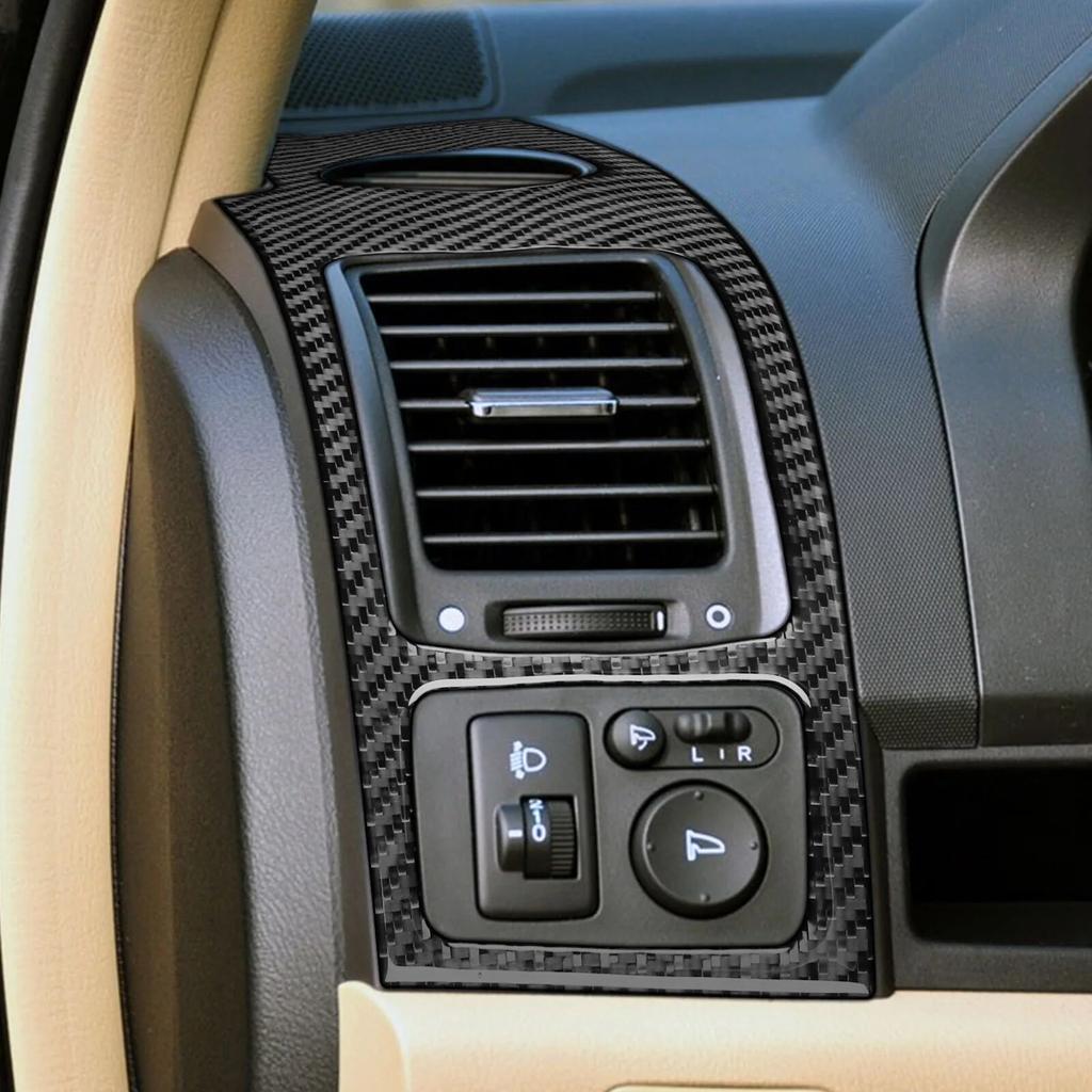 Carbon Faser Auto Seite Air Vent Outlet Panel Trim für Honda CRV CR-V 2007 2008 2009 2010 2011 Auto innen Zubehör