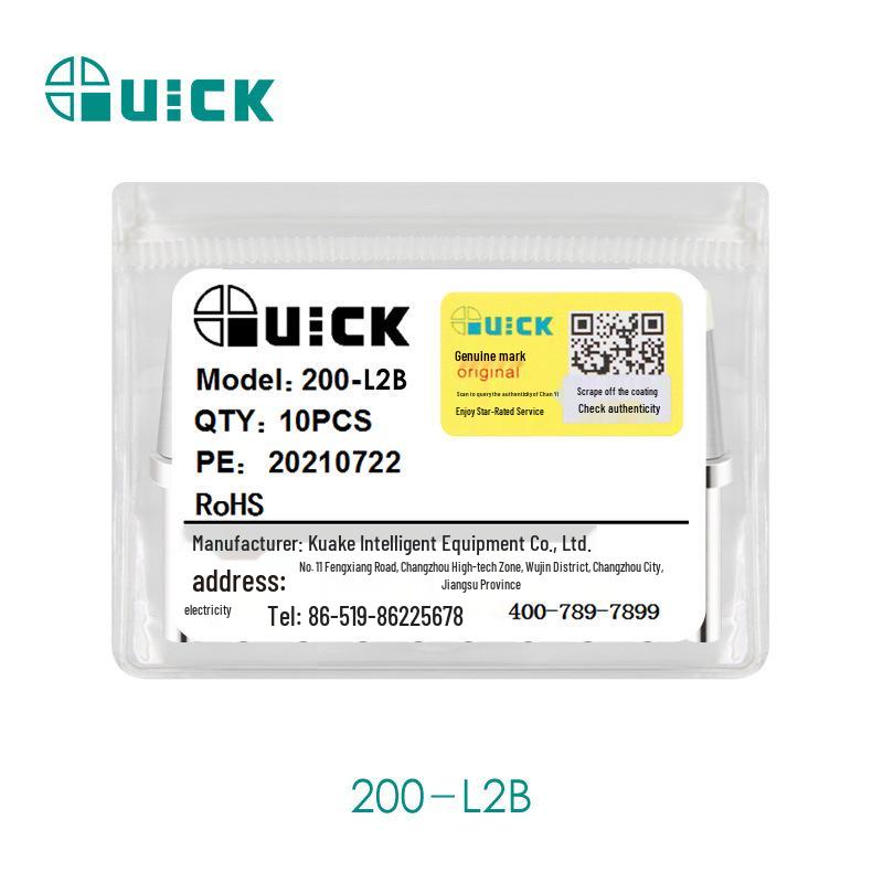 QUICK 203H Soldering Iron Tips 200-L Series: L1.5CF, L2CF, L3CF, L4CF, L5CF - Special Model