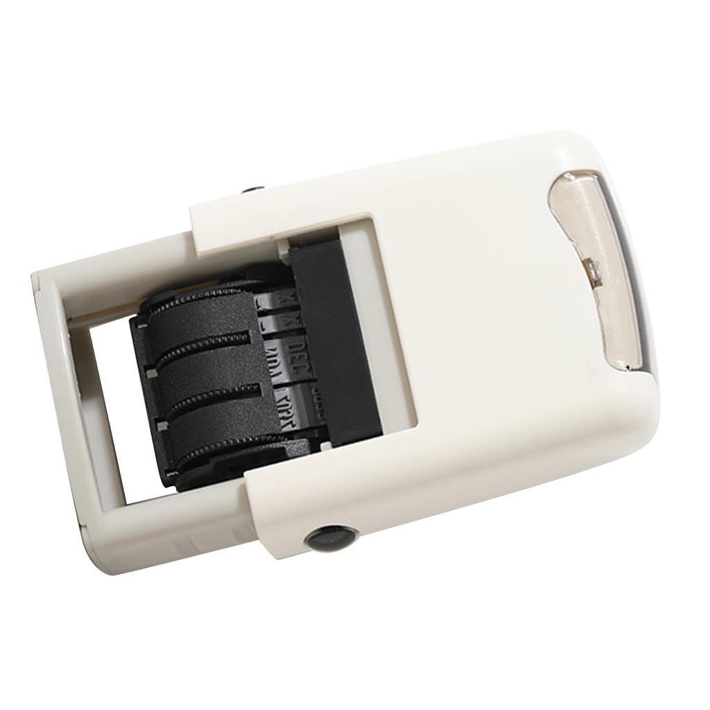 Date Stamp 25x2.8mm English Date Clear Imprint Quick Drying   Self Inking Stamp