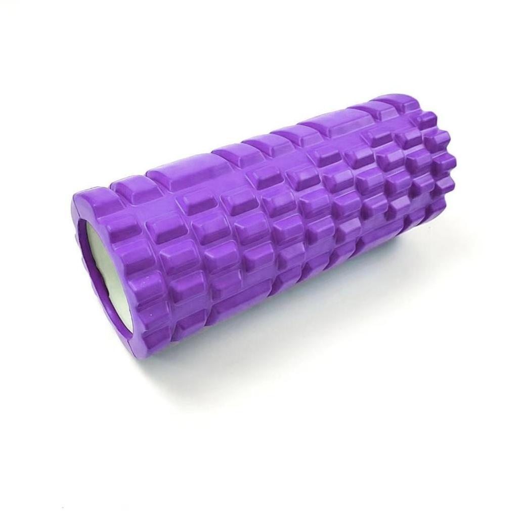 33CM Hollow EVA Foam Roller - Muscle Relaxation, Yoga, Leg Massage, Pilates Wolf Tooth Design