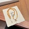 Handmade Natural Clear Quartz Yellow Tower Crystal Spacer Necklace Women Sunset Candy Style Elegant Chain