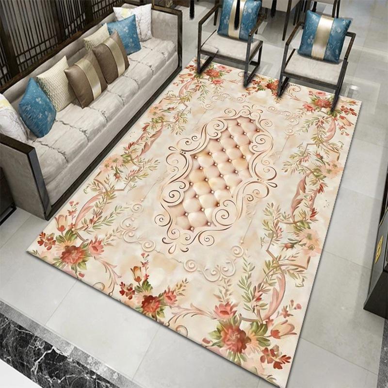 Fashion Living Room Carpets Indoor Entrance Doormat Bedside Pastoral Rug Home Corridor Carpet