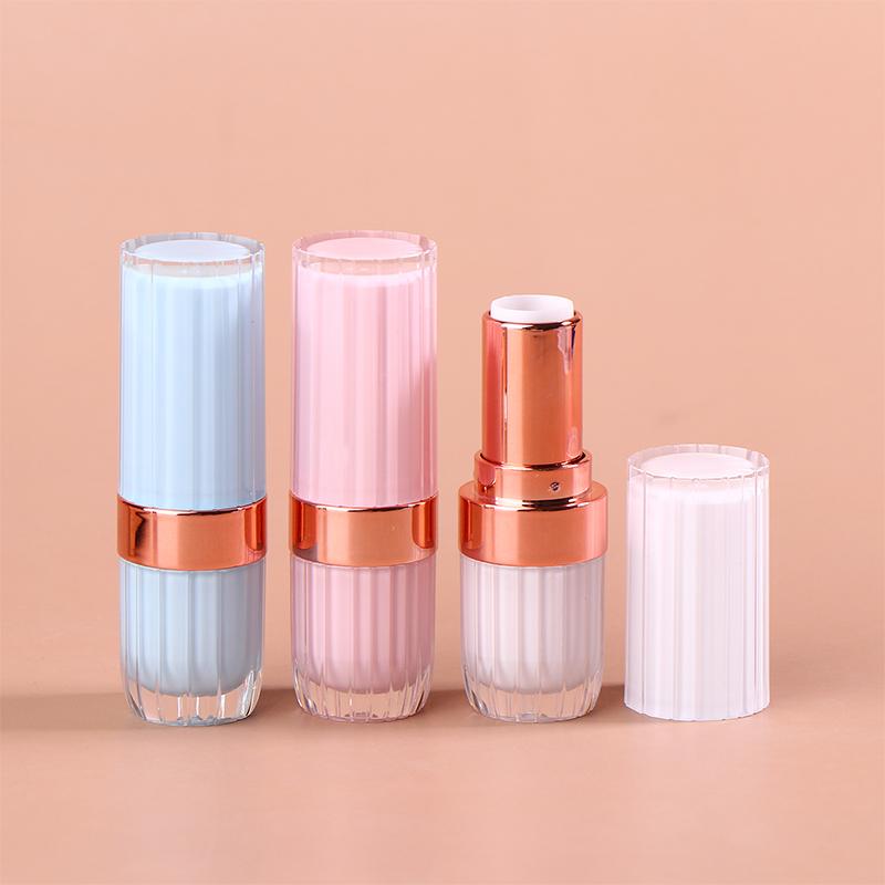 Tube de rouge à lèvres à boucle ronde 3,6 g Vide Tubes de baume à lèvres Gloss à lèvres Emballage de maquillage de voyage Tubes d'échantillon Contenant pour rouge à lèvres fait maison