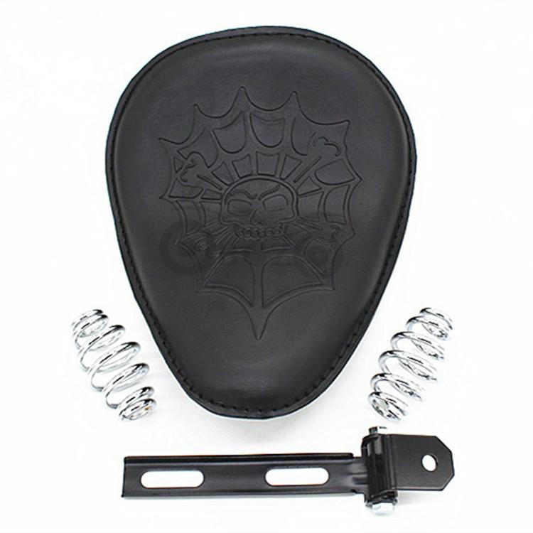 Harley Motorcycle Retro Spring Seat Cushion Bag Spider Skull