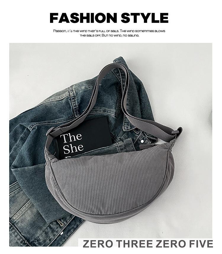 New Fall Winter Trendy Dumpling Bag Lightweight Small Crossbody Bag Underarm Shoulder Bag Women