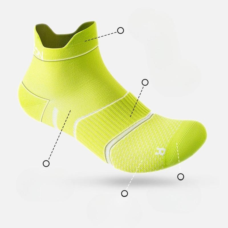 Men's and Women's Summer Thin, Breathable, Sweat-absorbing and Quick-drying Professional Training Socks for Running, Marathons and Mountain Climbing