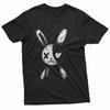 Grunge Gothic Creepy Cute Goth Bunny Distressed Horror 100% Cotton T-shirt Mens Tees Top