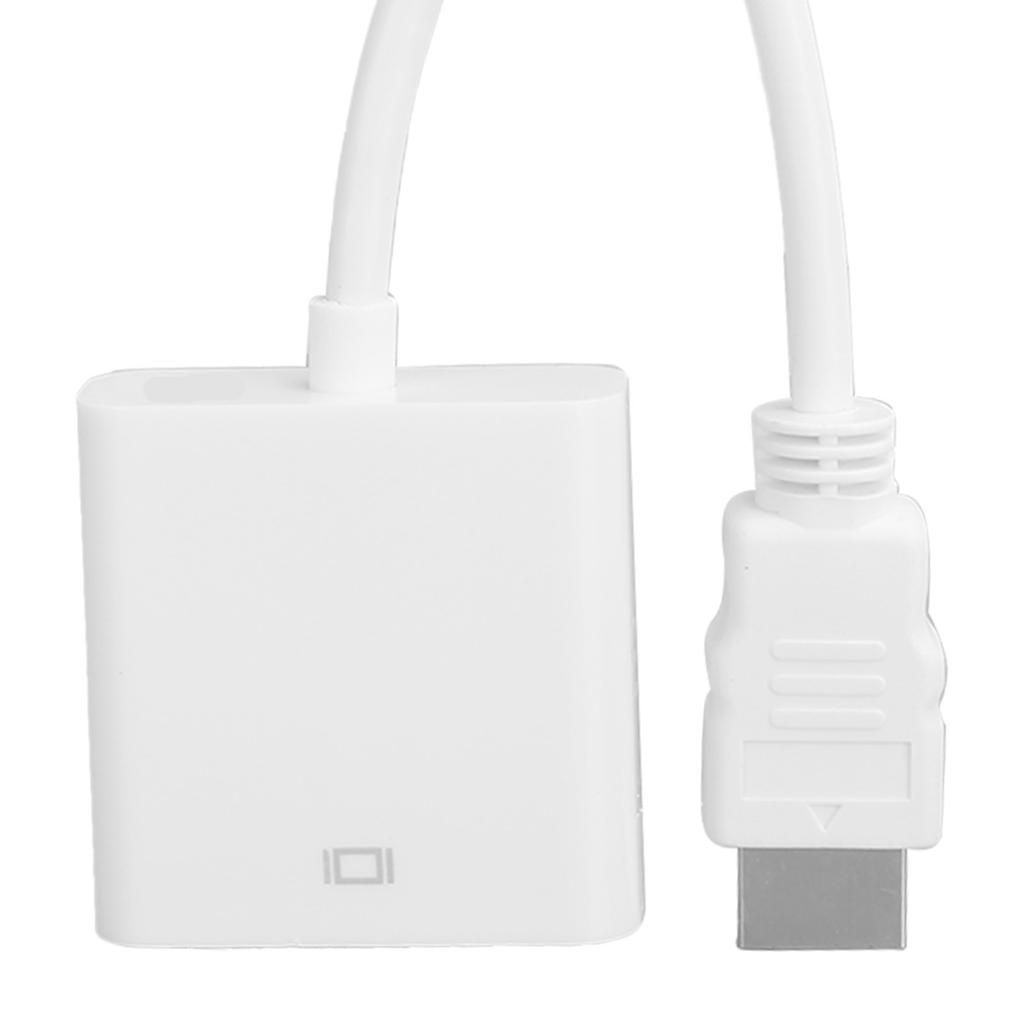 HD Multimedia Interface to VGA Adapter Converter Cable for Computer Laptop Monitor Projector