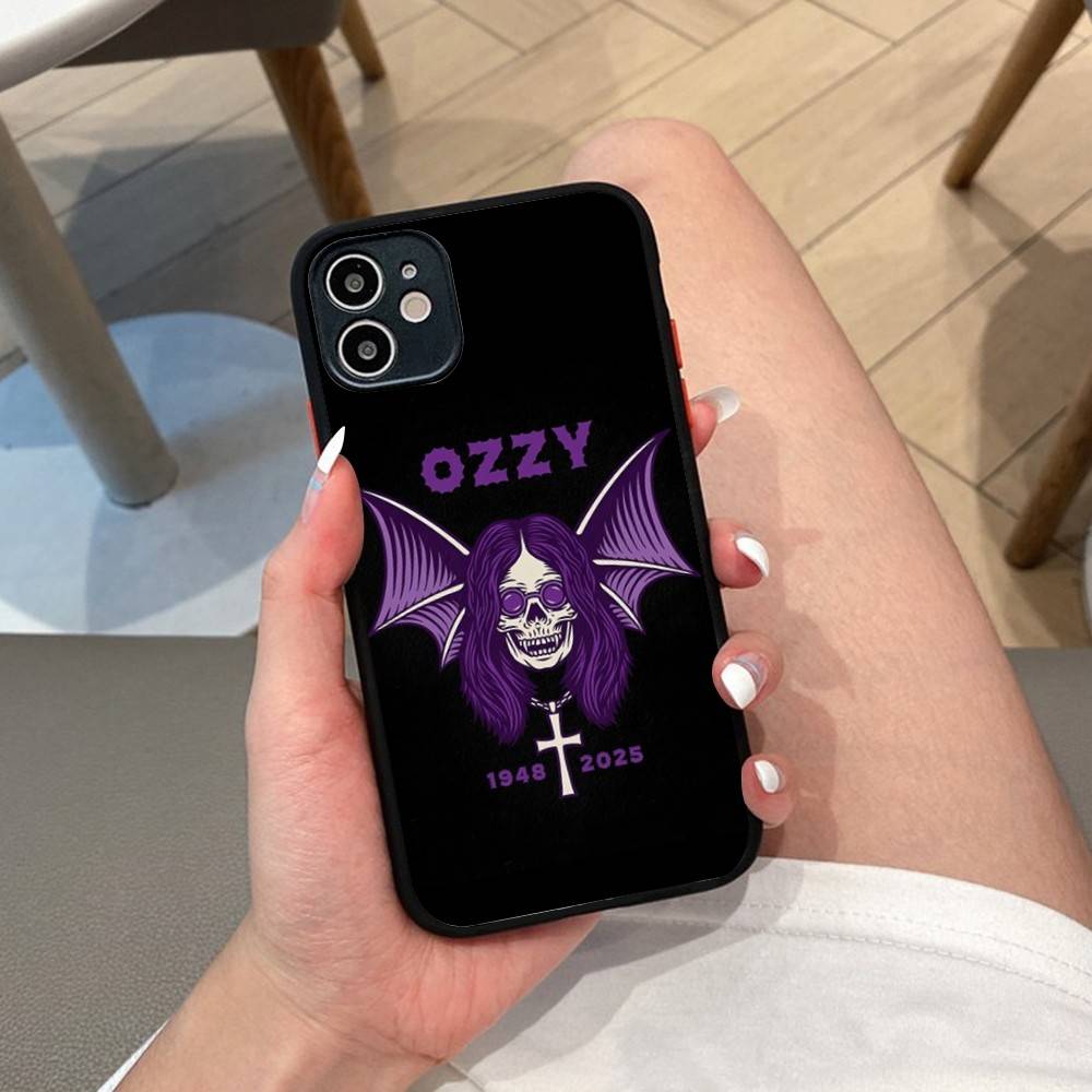 Singer O-Ozzy Osbourne Phone Case For IPhone 14 11 12 13 Mini Pro Max 8 7 Plus X XR XS MAX Translucent Matte Cover