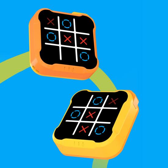 Consolă de jocuri educaționale XO, jucărie multifuncțională, puzzle, șah, joc de memorie, 3 în 1, interactiv electric