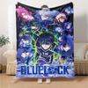 Bluelock Print Flannel Blanket High Quality Warm Comfortable Cover for All Seasons Perfect for Gifts Home Decor