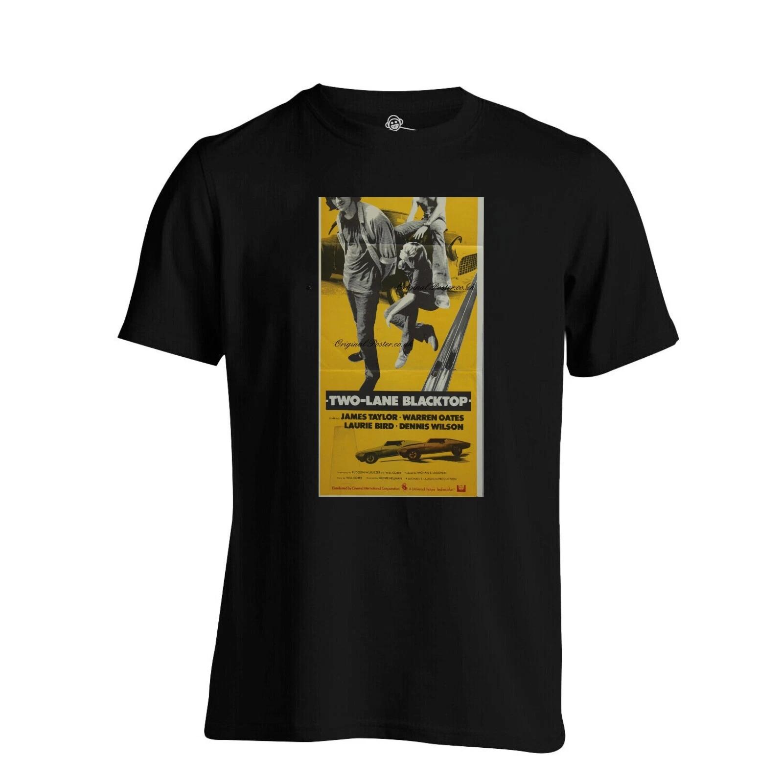 Two-Lane Blacktop 1971 T Shirt Classic Movie Film Poster Print S