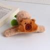 2024 Fluffy Onigiri Doll Hair Clip for Women - Large Plush Shark Claw Accessory for Autumn/Winter