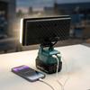 Cordless LED Work Light for Makita 18V Li-ion Battery FloodLight With 1 USB Portable LED Flashlight for Construction Work Light