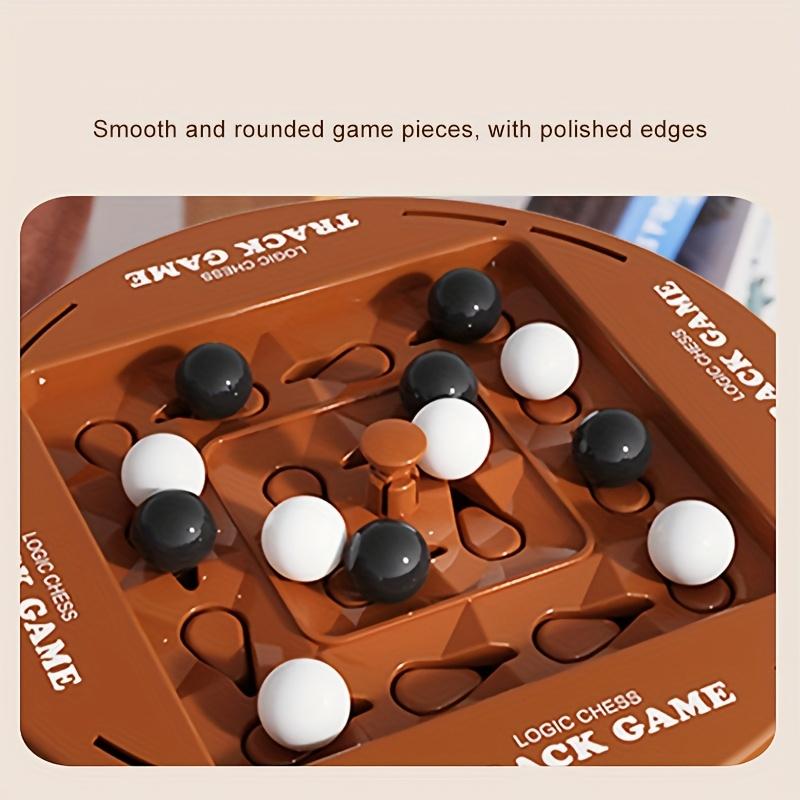 Gra logiczna w szachy, gra torowa, zabawka edukacyjna, gra w szachy torowe, gra cztery w rzędzie, zabawny zestaw gier planszowych dla 2 graczy, idealne na urodziny,
