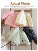 Solid Color Lightweight Kids Coat, Collarless Thin Cotton Liner for Children, Soft Versatile Daily Top