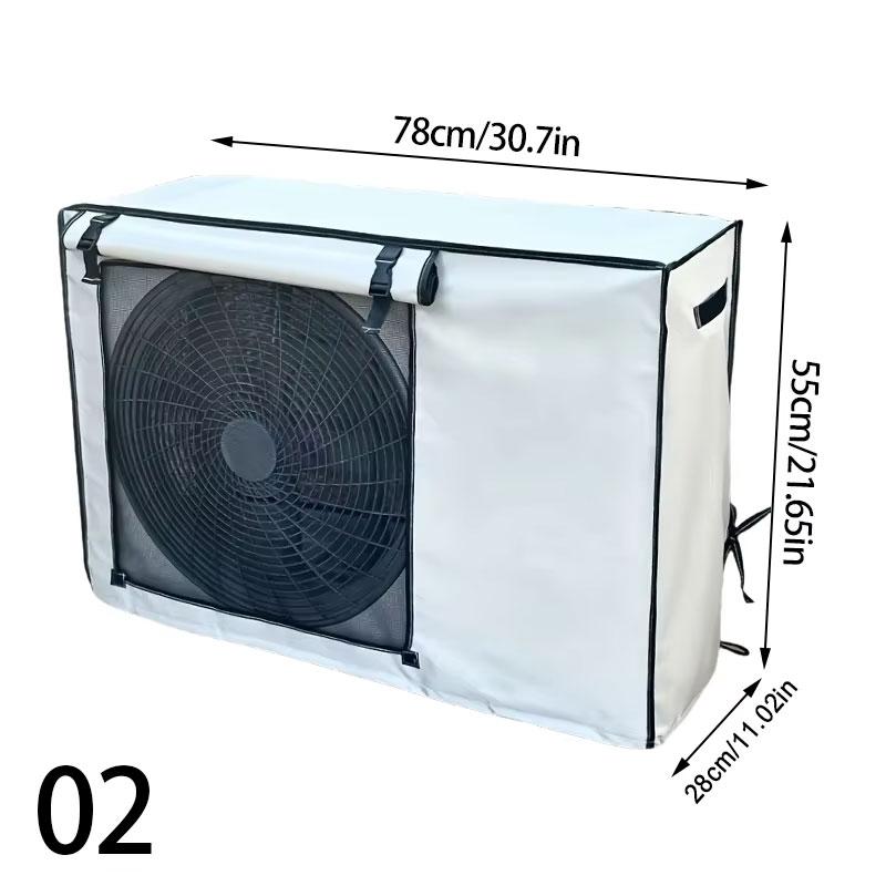 Durable Oxford Cloth Air Conditioner Outdoor Unit Cover Waterproof Sunproof Windproof Snowproof Protective Case for AC Outlet