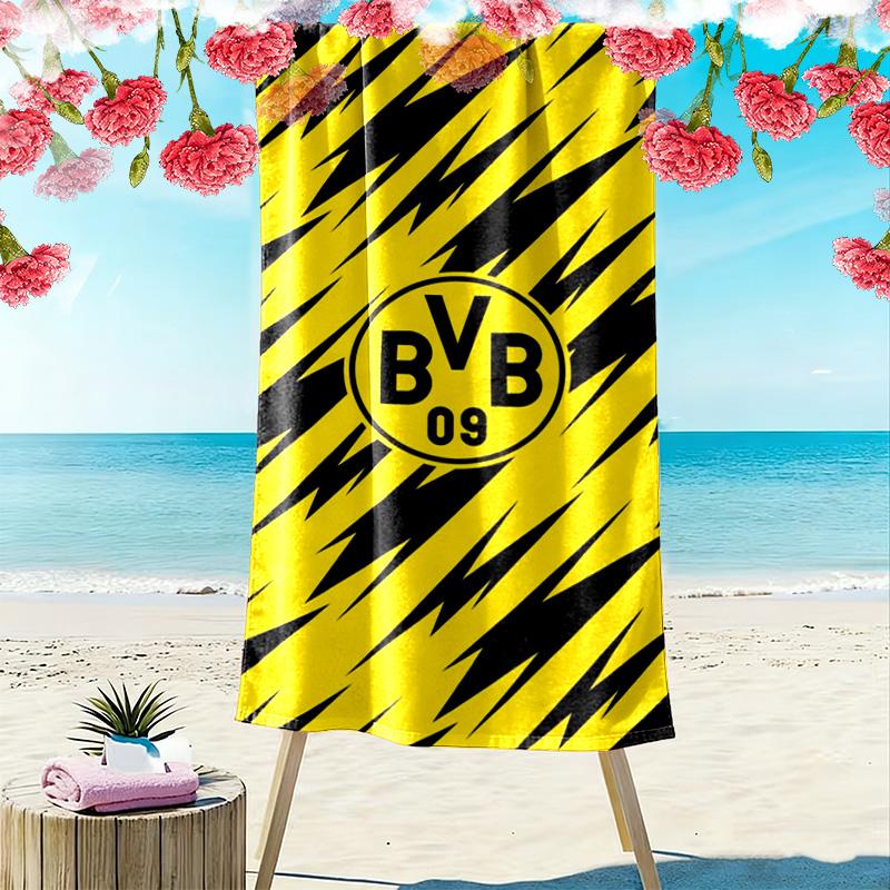Dortmund Print Beach Towel, Large Soft Quick Dry Towel for Beach Camping Swimming