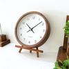 KATOMOKU Muku Clock 13 Walnut Wall Clock with Continuous Second Hand km-130WARC 220mm (Radio-controlled clock)