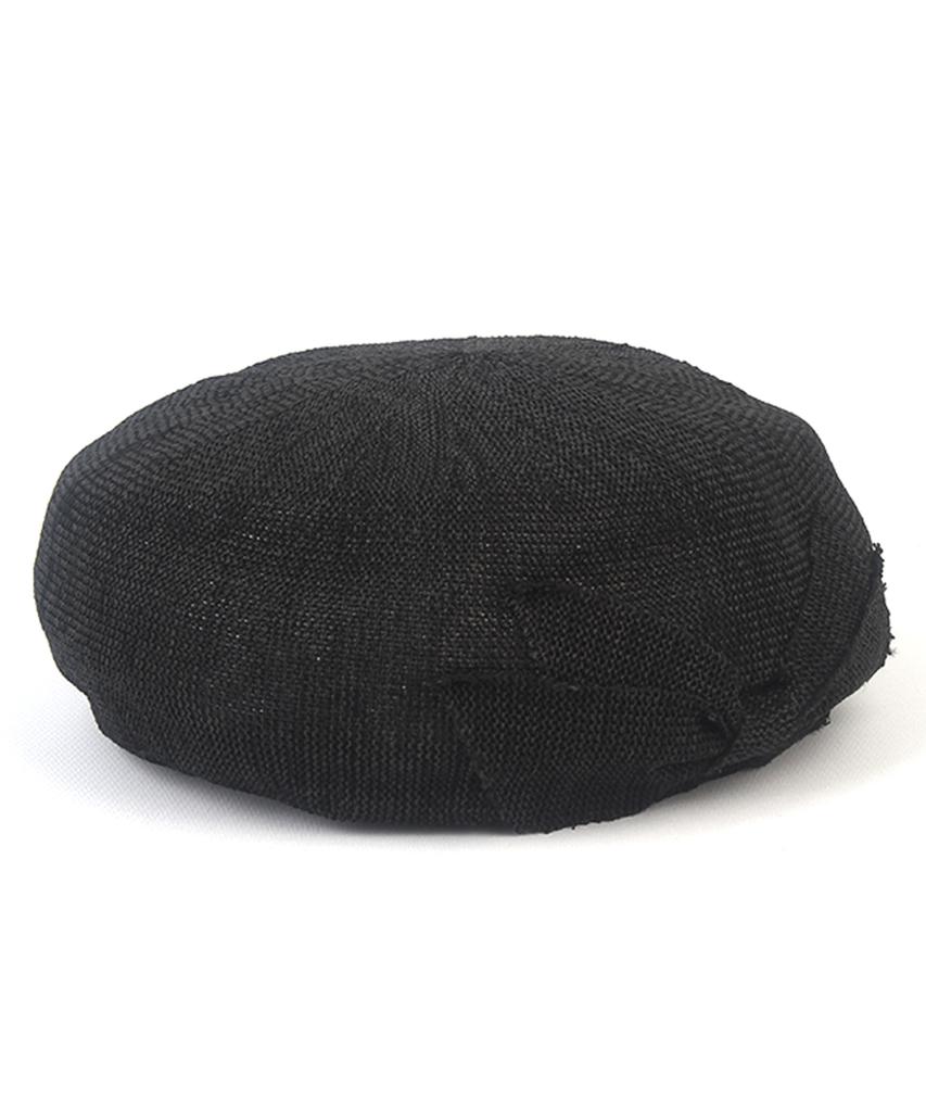 Summer Ribbon Black Beret