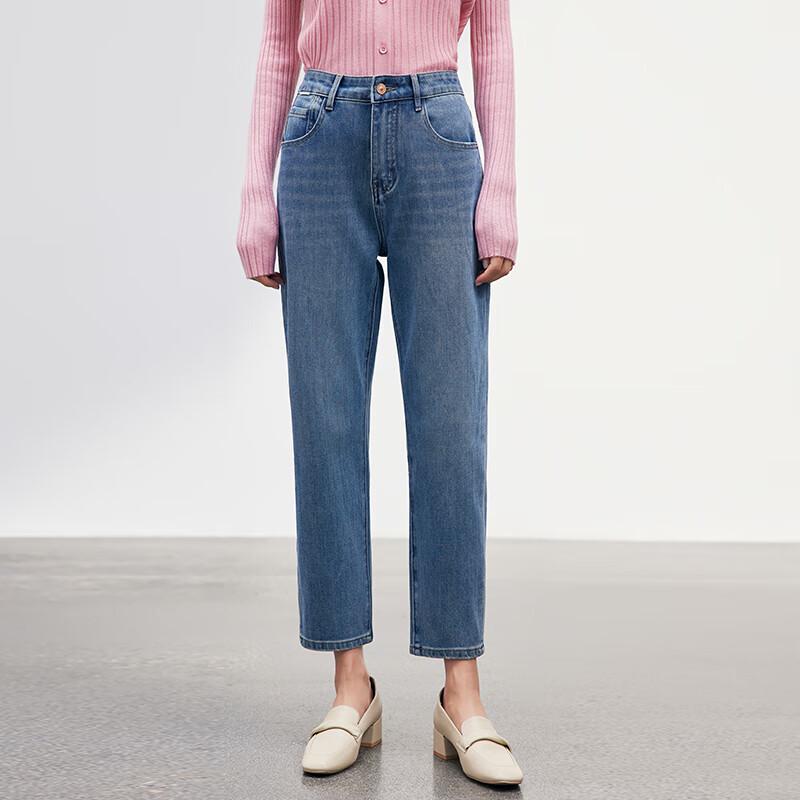 JOY SPEAKER Jushang 2025 Autumn Slimming Straight Leg Jeans for Women