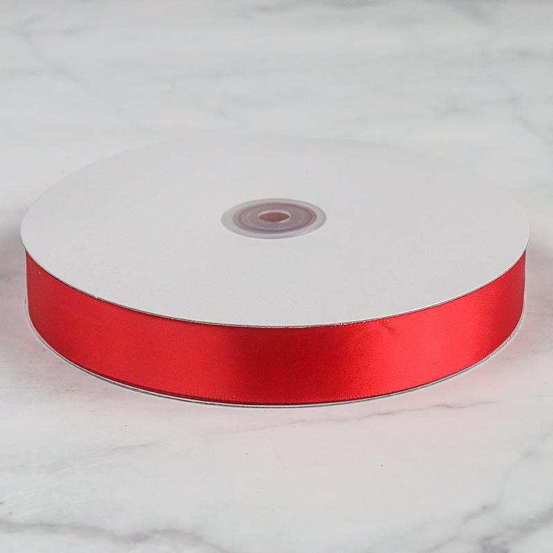 Elegantes Multifunktions-Rotes Band Verschlüsseltes Polyesterband Schleifenband Geschenkverpackung Dekoration Hochzeit Blume Kuchen Neujahr Bindeband Heimdekoration