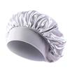 Children's satin nightcap, elastic wide-brimmed round hat, hair care headscarf hat, hot-selling spot TJM-301