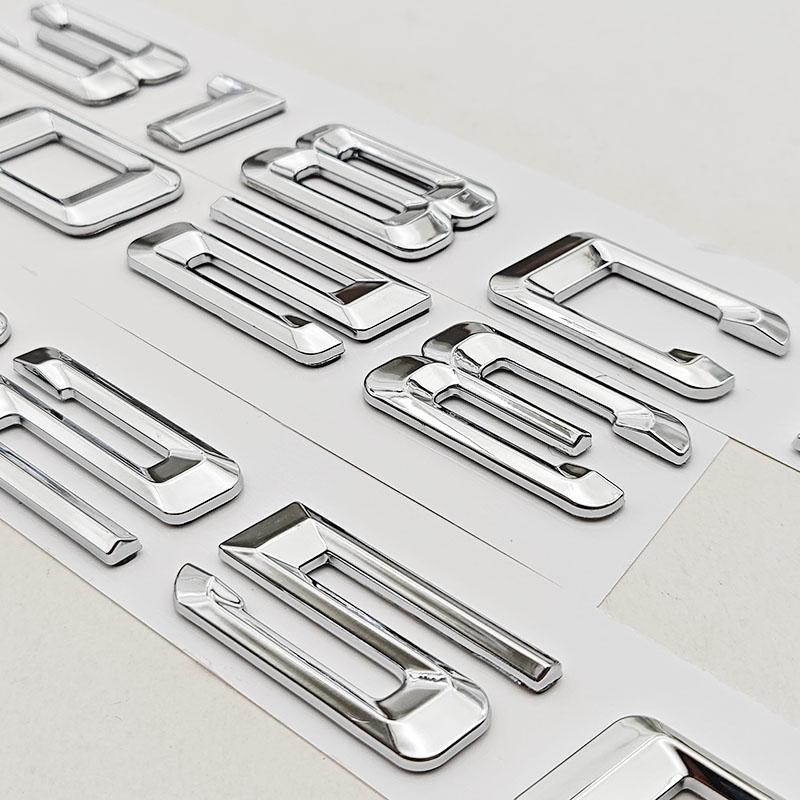 3D ABS Car Letters Logo 318Ci 320Ci 325Ci Rear Trunk Badge Sticker For BMW 318Ci 320Ci 325Ci  E46 Auto Tail Marking Accessories