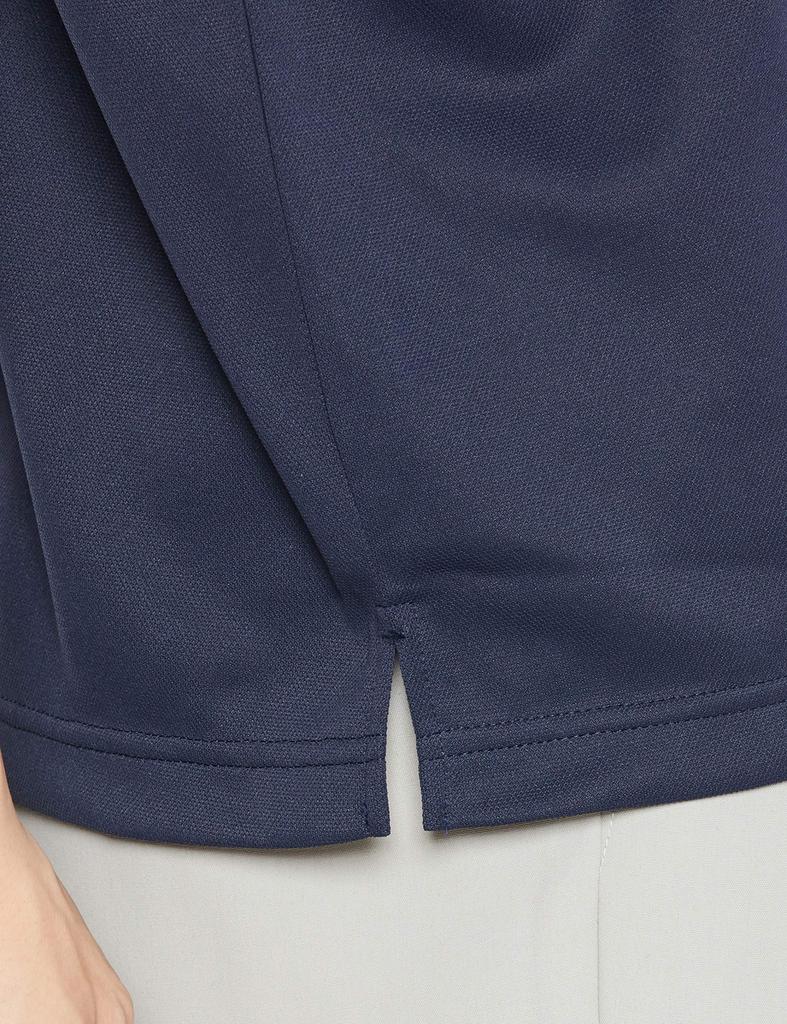 YONEX x Kiraku Simple Knit Breathable Comfort for Nursing and Medical Size L Size Shirt, Material, Use, CY204-88-L, Navy, (Japan L)